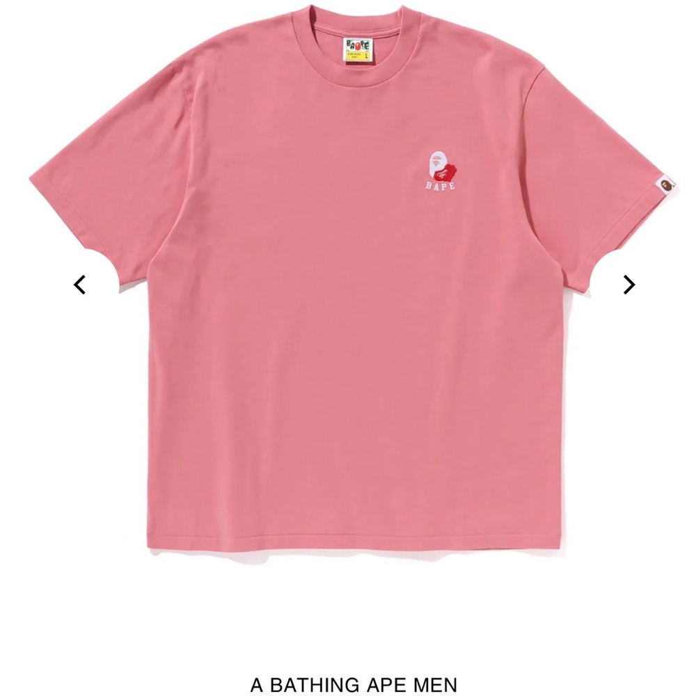 Soft Pink Short Sleeve Tee Relaxed Fit